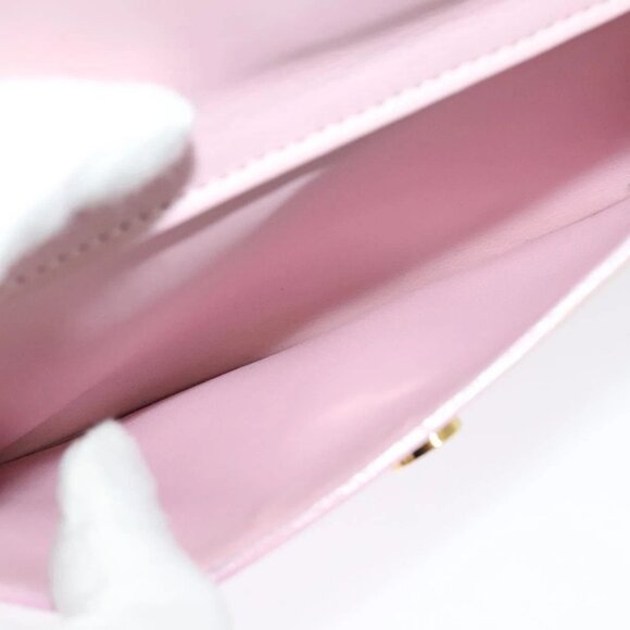 LOUIS VUITTON Monogram Vernis Fulton Bag Marshmallow Pink M91042 LV Auth 125555 - Picture 12 of 16